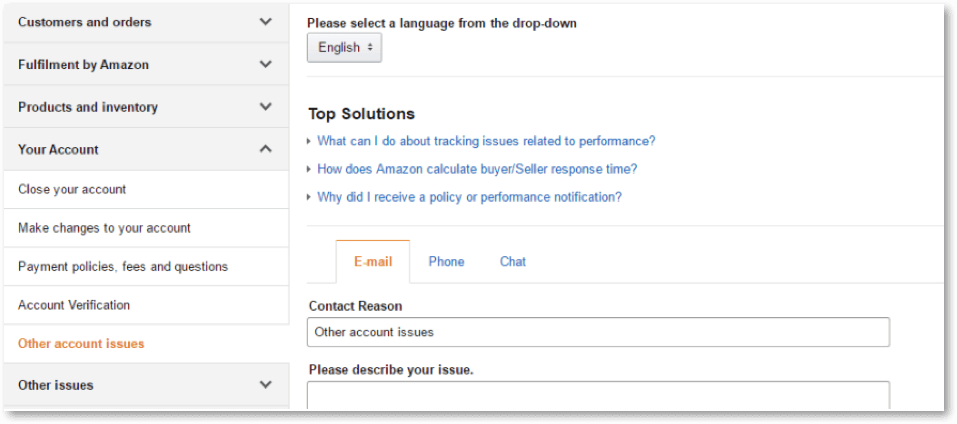 How to contact  Seller Central Support - and actually get
