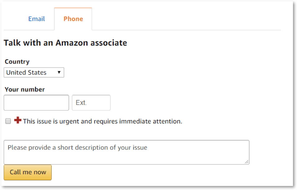 Contact amazon